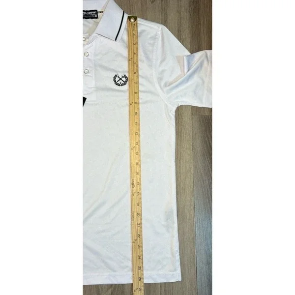 Dixxon Flannel Co Polo Shirt Mens White G-Sport Performance Golf Casual NWT XS - Picture 5 of 8